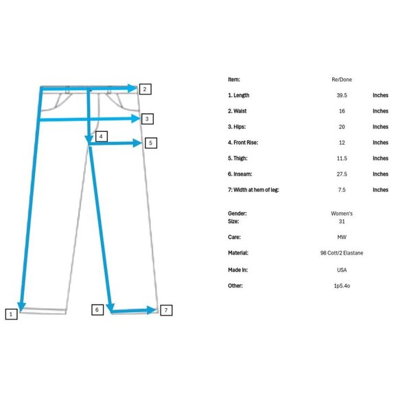 NWT Re Done Originals Stovepipe Jeans Womens 31 28 High Rise Camo Distressed - Picture 8 of 8